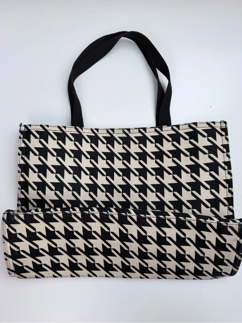 Rare Large Spartina 449 Houndstooth Print Tote Bag